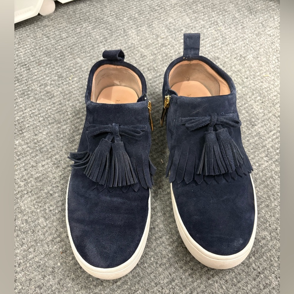 Kate Spade Lenna Suede Tassel Sneaker